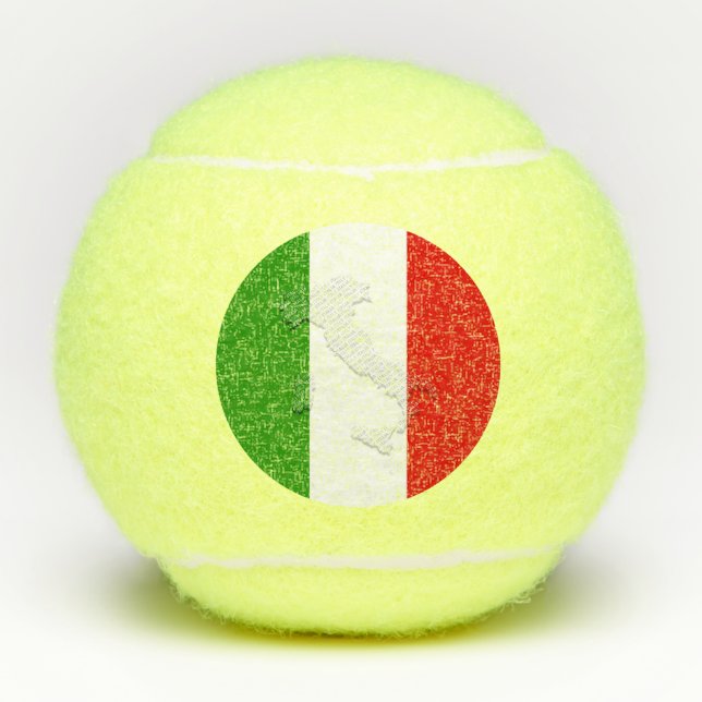 Italian flag tennis balls (Front)