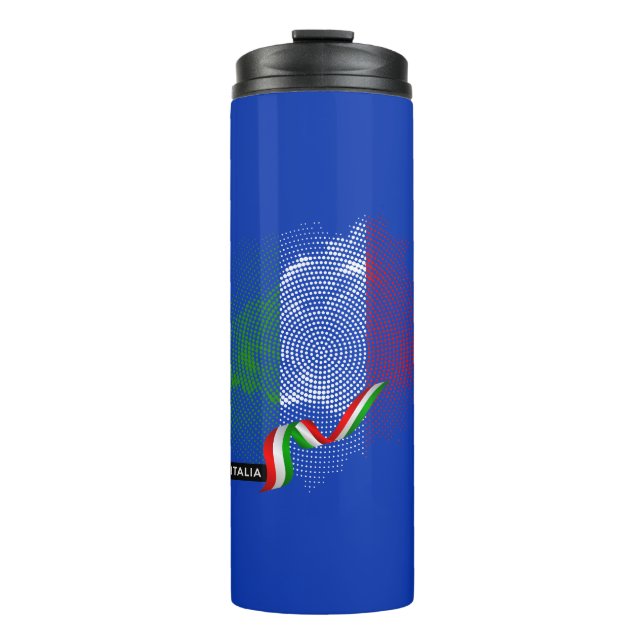 Italian flag thermal tumbler (Front)
