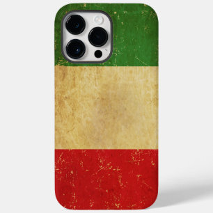 Italian Flag Vintage Grunge Case-Mate iPhone 14 Pro Max Case