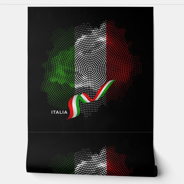 Italian flag wallpaper (Unrolling)