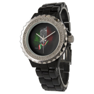 Italian flag watch