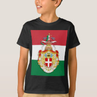 Italian Flag with insignia of the Kingdom of Italy