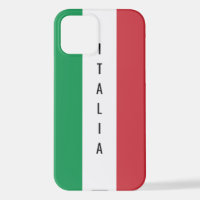 Italian flag Zazzle Basic Value iPhone 12 Case