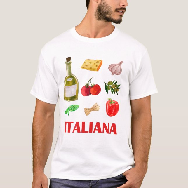 Italian Flavour  T-Shirt (Front)