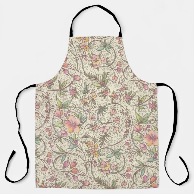 Italian Florentine Flourishes Apron (Front)
