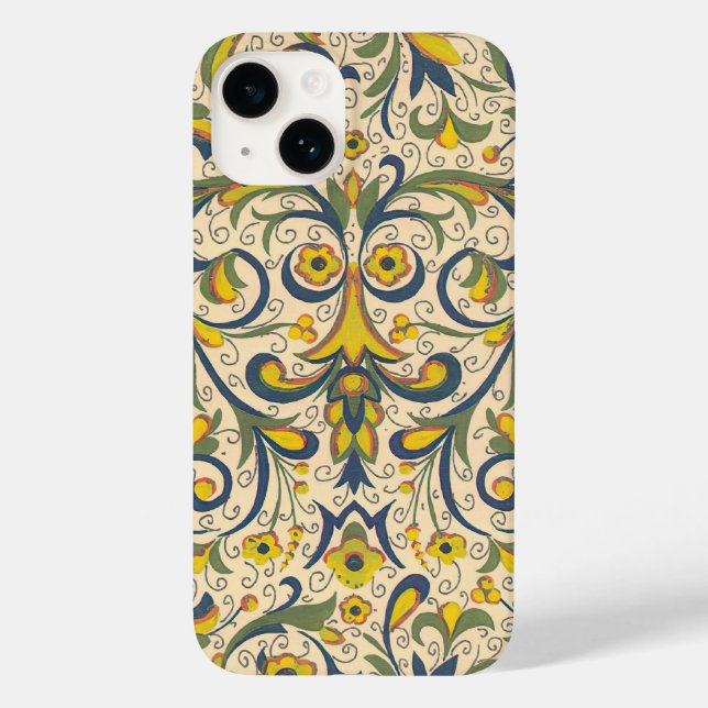Italian Florentine Flourishes Pattern Case-Mate iPhone Case (Back)
