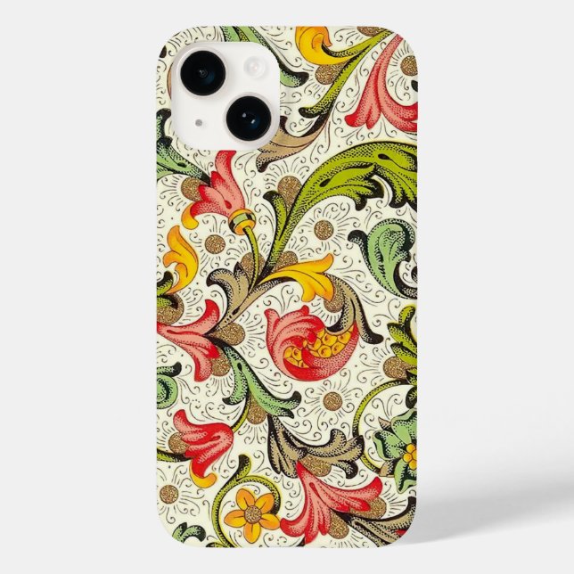 Italian Florentine Flourishes Pattern Case-Mate iPhone Case (Back)