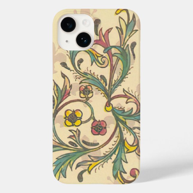 Italian Florentine Flourishes Pattern Case-Mate iPhone Case (Back)