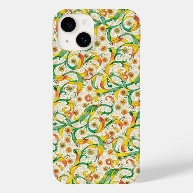 Italian Florentine Flourishes Pattern Case-Mate iPhone Case (Back)