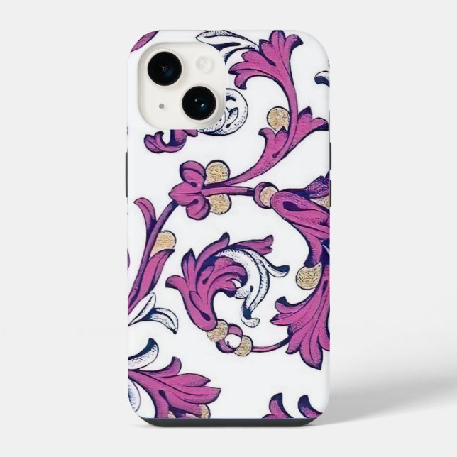 Italian Florentine Flourishes Pattern iPhone Case (Back)