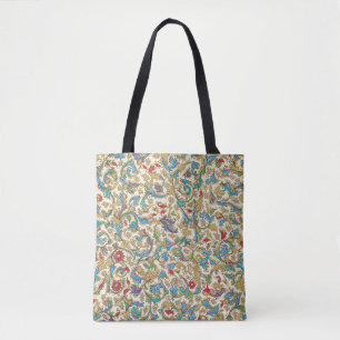 Italian Florentine Flourishes Pattern Tote Bag
