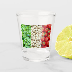 Italian Food Flag Shot Glass