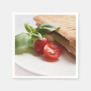 Italian food paper napkin