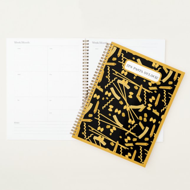 Italian food, pasta pattern planner (Display)
