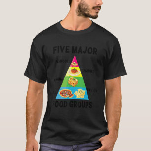 Italian Food Spaghetti Pizza Ravioli Major Food T-Shirt