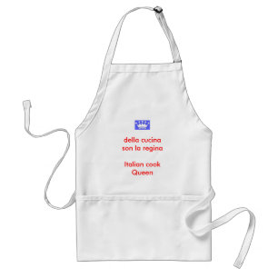 italian food standard apron