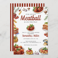 Italian Food | Watercolor Baby Shower