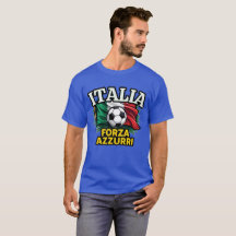 Italian Football Passion – Forza Azzurri Flag