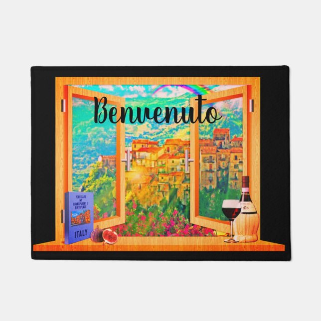 Italian for Welcome on Doormat (Front)