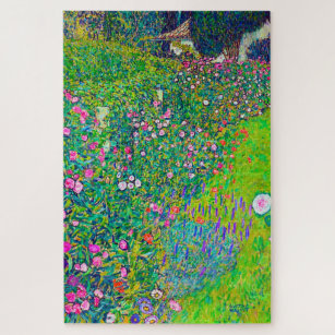 Italian Garden, Gustav Klimt Jigsaw Puzzle