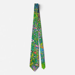 Italian Garden, Gustav Klimt Tie