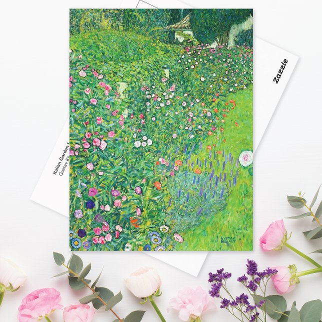 Italian Garden Landscape Gustav Klimt Postcard (Creator Uploaded)