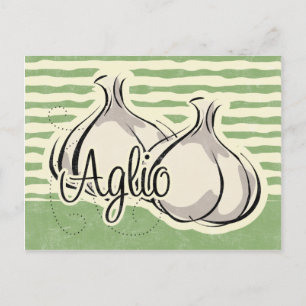Italian Garlic Recipe Card