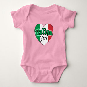 Italian Girl Baby Bodysuit