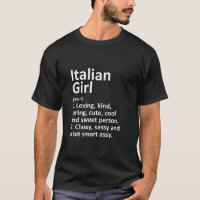 Italian Girl Italy Funny Country Home Roots Desce