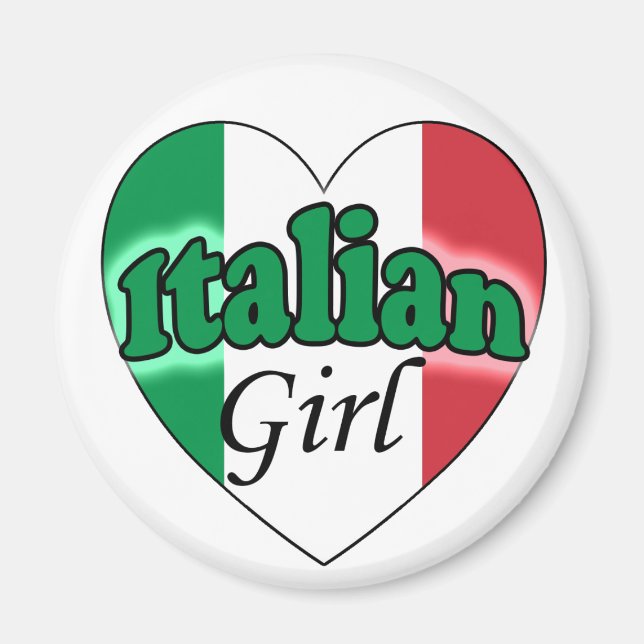 Italian Girl Magnet (Front)