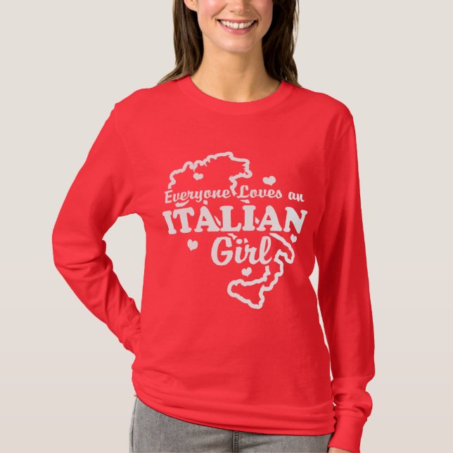 Italian Girl T-Shirt (Front)