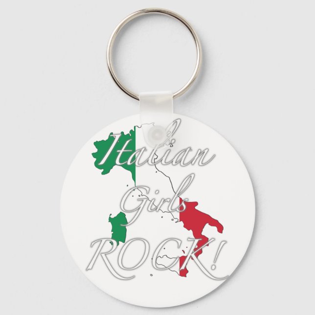 Italian Girls Rock! Key Ring (Front)