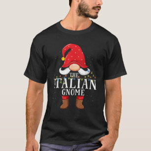 Italian Gnome Matching Christmas Family Pajama T-Shirt