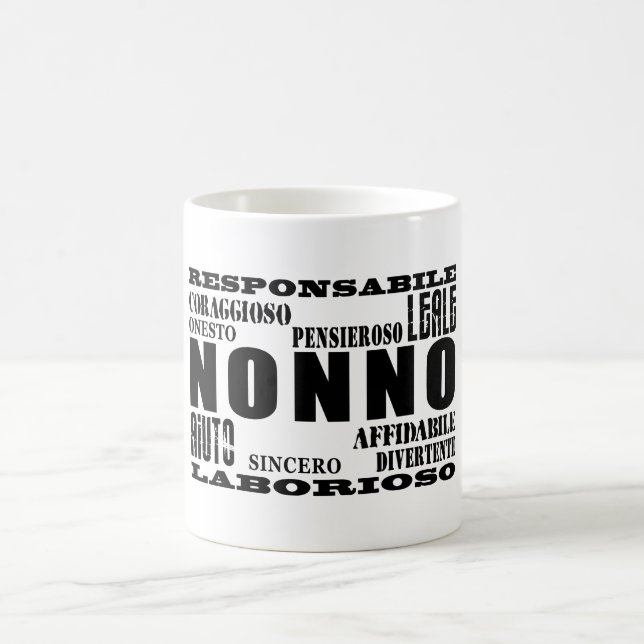 Italian Grandfathers : Qualities Coffee Mug (Center)