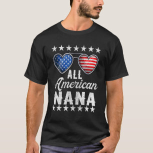 Italian Grandma July Fourth  Women All American Na T-Shirt