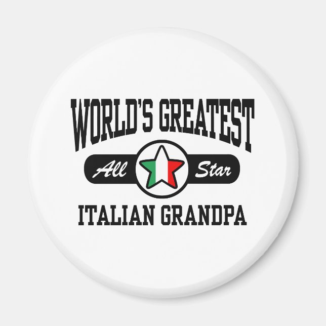 Italian Grandpa Magnet (Front)