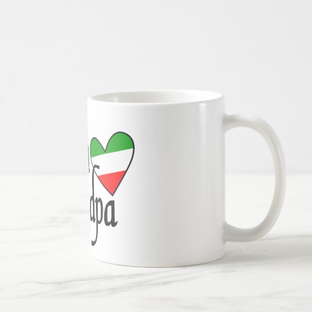 Italian Grandpa Tshirt Coffee Mug (Right)