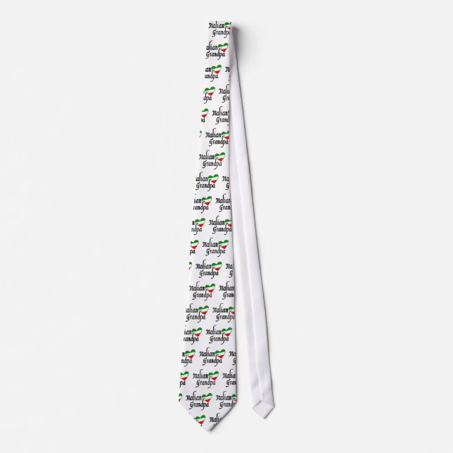 Italian Grandpa Tshirt Tie (Front)
