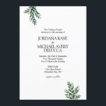 Italian Greenery Modern Elegant Rustic Wedding Invitation<br><div class="desc">Set the tone for your special day with this clean and modern botanical beauty from our Bella Giornata collection. Illustrated greenery botanicals, a crisp and clean white background and elegant type make for a beautiful wedding suite for your special day. Inspired by the Italian countryside, this invitation is rustic meets...</div>