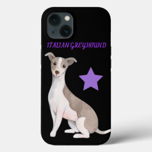 ITALIAN GREYHOUND APPLE IPHONE 13 CASE. CASE