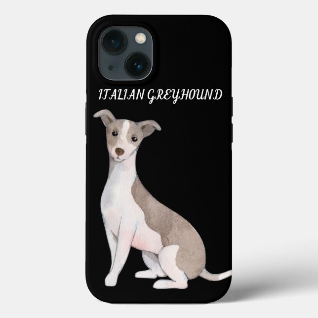 ITALIAN GREYHOUND APPLE IPHONE 13 CASE. Case-Mate iPhone CASE (Back)