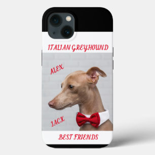 ITALIAN GREYHOUND APPLE IPHONE 13 CASE & NAMES.