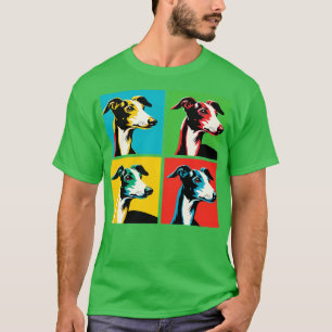 Italian Greyhound Art Dog Lovers T-Shirt
