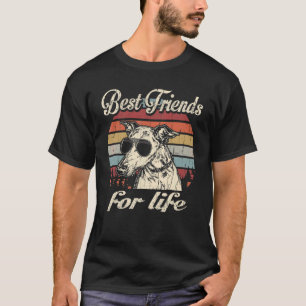 Italian Greyhound Best Friends For Life Vintage R T-Shirt