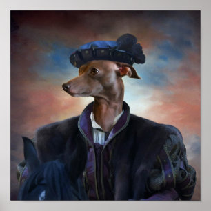 Italian Greyhound Canvas Print