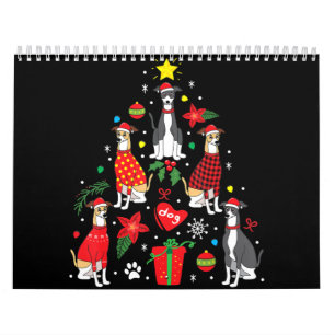 Italian Greyhound Christmas Ornament Tree Dog Mum Calendar