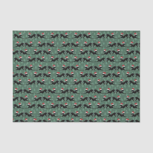 Italian Greyhound Christmas Tissue Paper (Front)