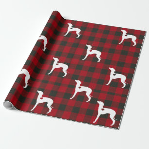 Italian Greyhound Christmas Wrapping Paper Check