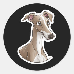 Italian Greyhound  Classic Round Sticker