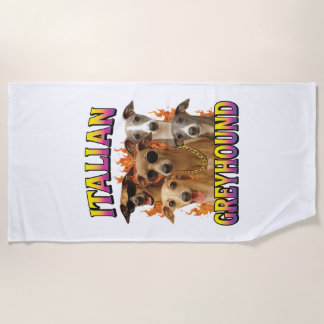 Italian Greyhound Copy Beach Towel